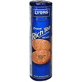 Lyons Rich Tea Biscuits, 10.5-Ounce Packages (Pack of 12)