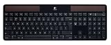 Logitech K750 Tastatur für Mac solar schnurlos schwarz (deutsches Tastaturlayout, QWERTZ)