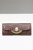 Juicy Couture - Juicy Couture Brown Leather Clutch Bag