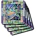 Art deco Dancer - dance, dancing, belly dance, bellydance, oriental dance, middle eastern dance, - Set Of 8 Ceramic Tile Coasters