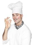 Kochmütze Mütze Koch weiß Le Chef Küchechef Chefmütze Küchenchefmütze weißer Hut Kochhut