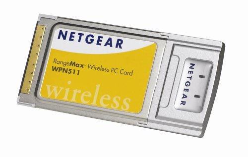 Electronics: NETGEAR WPN511 RangeMax Wireless PC Card