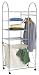 Chrome Laundry Center - 4 Shelves &amp; Hanging Rack