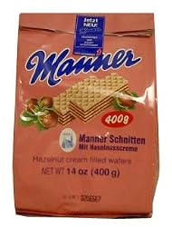 Hazelnut Cream Filled Wafers (manner) 14oz