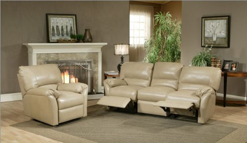 kathy ireland Home by Omnia Mandalay Leather Recliner