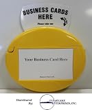 Card Caddie - Yellow - Our Best Outdoor Vehicle Business Card Holder - By: Clear Lake Enterprises, Inc.