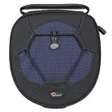 Lowepro Aspen 32 - Case for CD player and discs - 32 discs - black, navy blue