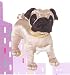 Plush Mr Chris High Society Pug 10 