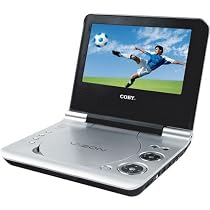 Coby Electronics TF-DVD8107 8-Inch Portable DVD/CD/MP3 Player,Silver