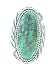 Jewelry : Genuine Turquoise Navajo made Sterling-silver Women's Ring