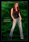 41BYTTM7J8L. SL160  Lindsay Lohan Mean Girls Freaky Friday Art Black Wood Mounted Poster Print   24 X 36