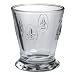 Sisson Imports Fleur de Lis Short Glass 8 Oz.