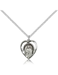 Sterling Silver St. Jude Pendant