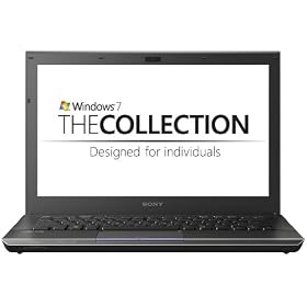 Sony Vaio SA3T9E 13.3 inch Laptop (Intel i7 2.8GHz, RAM 4GB, Windows 7 Professional Premium 64-bit) 128GB Flash Drive- Carbon Black