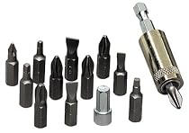 Makita 784869-A Shorty 3-1/8-Inch Bit Tip Holder with 12 Bit Tip Assortment