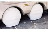 Tyre Gard Tire Protector - Colonial White with Bungee Cord