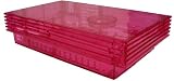 Clear Pink Ghost Case for PS2