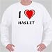 I Love Haslet Sweatshirt