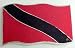 Trinidad Flag Chrome / Enamel Belt Buckle Trinidadian