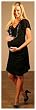 Fierce Mamas Cute Cowl Neck Maternity Dress-Jersey -- Large only