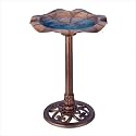 Gardman BA01282 Lily Bird Bath Antique Copper