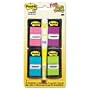 Post-it� Flags, 1 Inch, Ideal For Marking and Flagging Paper Documents, Purple, 50 per Dispenser, Two Dispensers per Pack