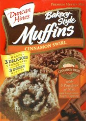 Duncan Hines Cinnamon Swirl Muffin 12ct 19.1 oz by Pinnacle Foods