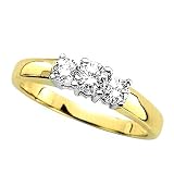 3 Diamond Anniversary Band 1/4 ct. in 14K Yellow Gold
