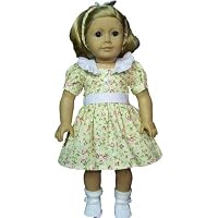 Doll Clothes for 18 American Girl Dolls - 1930's Pretty Cotton Doll Dress FREE SHIPPING