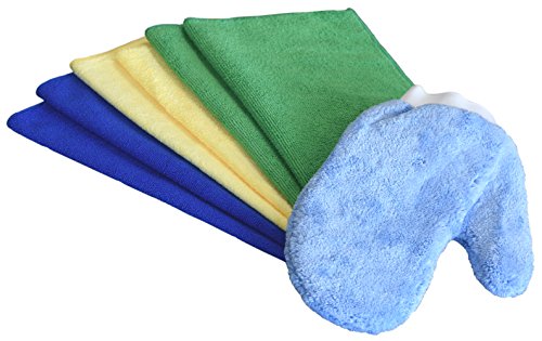 Microfiber Cleaning Cloths & Mitt by House Craft - Cleaning Cloth For Electronics, Car, Kitchen, iPhone, iPad, Kindle, Computer, Screen, and Glass. Hypoallergenic, Antibacterial, Streak and Lint Free Microfiber Towels. Make Cleaning Easy and Efficient Now! Microfiber Cleaning Cloths & Mitt by House Craft - Cleaning Cloth For Electronics, Car, Kitchen, iPhone, iPad, Kindle, Computer, Screen, and Glass. Hypoallergenic, Antibacterial, Streak and Lint Free Microfiber Towels. Make Cleaning Easy and Efficient Now!