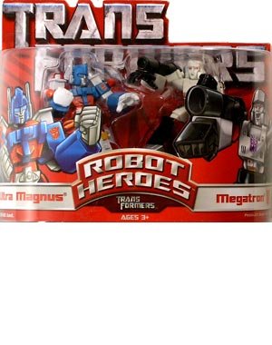 Childrens Toyshop  Toys : Transformers: Robot Heroes > Ultra Magnus & Megatron Action Figure 2-Pack
