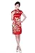 YueLian Women's Chinese Evening Cheongsam Short Qipao Dress