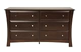 Offspring Kenora 6 Drawer Double Dresser, Java