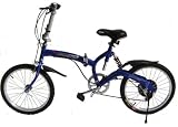 Blue Folding Bike with free carrying bag