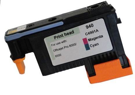 ekuten Remanufactured Printhead Cartridge Replacement for HP C4901A (Cyan/Magenta)