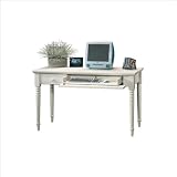 Harbor View Collection Wood Writing Desk in Antique White