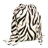 Zebra Black White Print check plaid flannel sling bag practice gear school bag