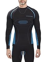 Emmitou Camiseta Técnica (Negro / Azul)