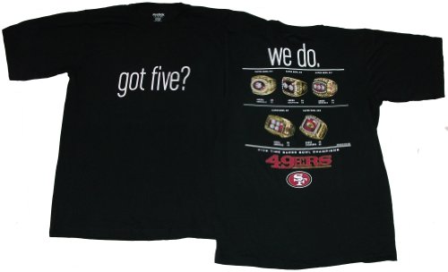 San Francisco 49ers five-time Super Bowl champiions
