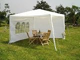 Click for more about PE White 3m x 3m Gazebo walls 2 Pack - Rondeau.