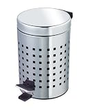 Exclusive Stainless Steel Cosmetic Pedal Bin Design, 3 l