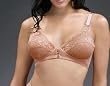 Condessa "Cassandra" Lace Nursing Bra - Captivating Mocha (Nude)