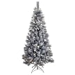Pre-Lit Pewter Pine - 6'