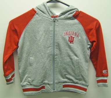 Buy Indiana Hoosiers Toddler Full Zip Hooded Fleece by Colosseum