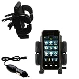 Samsung Instinct Auto Vent Holder with Car Charger - Uses Gomadic TipExchange