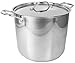Buckingham Deep Induction Stock Pot with Stainless Steel Lid 26 cm, 11 L