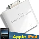 2 in 1 Camera Connection Kit for Apple iPad - USB Adapter & SD Card Reader