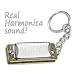 Unique Functioning Harmonica Key Chain