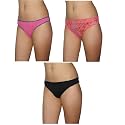 3 PACK: Ladies Sexy Stretch Panties G String Thong / Knickers - Mixed Brands - Multicolor