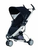 Quinny 72905780 Zapp Xtra Travelsystem mit Liegeposition inklusive Einkaufskorb, Sonnenverdeck, Regenverdeck, Sonnenschirmclip und Adapter für die Babyschale, rocking black